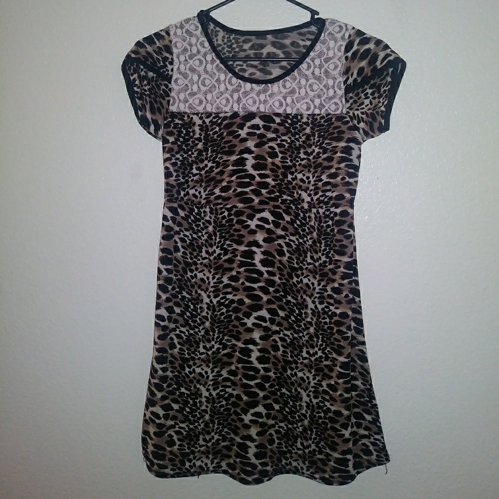 🌵3 for 10🌵Leopard mini dress